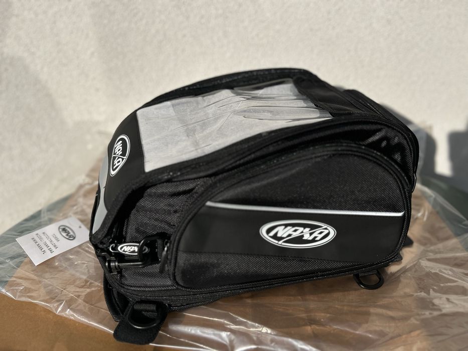NAXA Tankbag torba motocyklowa na zbiornik na magnes plecak mapownik!