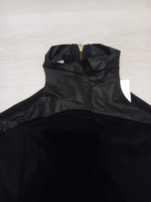 Vestido com Napa  novo