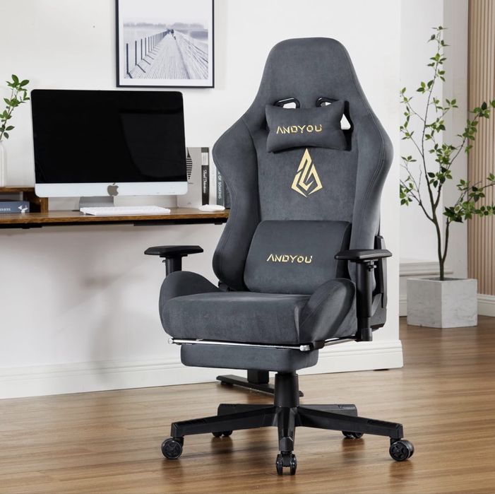 Cadeira Gaming cinza (Nova)