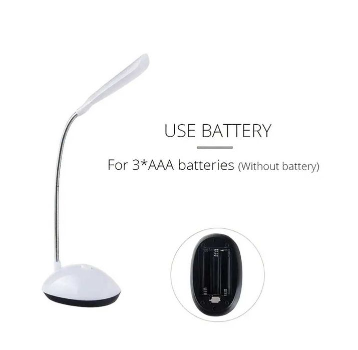 Складна настільна лампа з LED