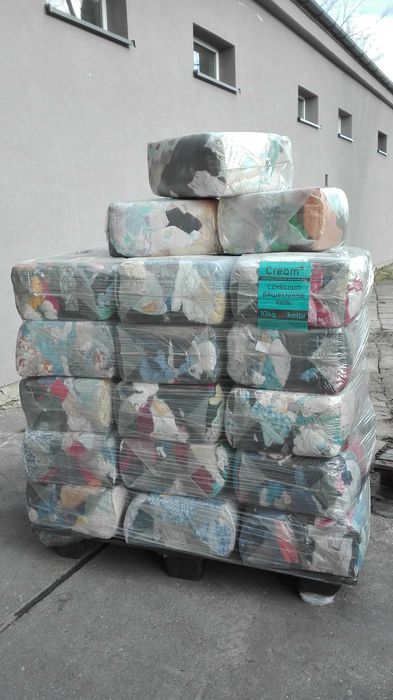 czyściwo bawełniane kolorowe nie cięte 2.20 zł netto / kg