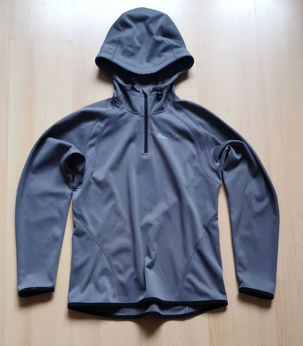 Bluza Swix z kapturem sportowa do biegania rowerowa M