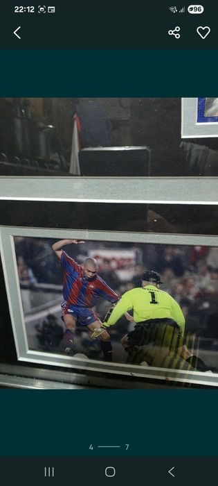 Camisola do fenómeno  r9  assinada  e com certificado