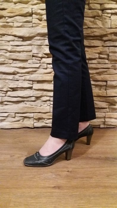 buty skórzane, pantofle, szpilki, półbuty - rozmiar 38