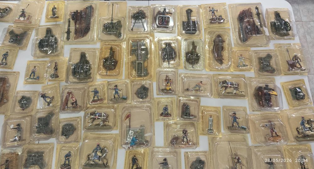 Soldados de Artilharia- Coleção em chumbo