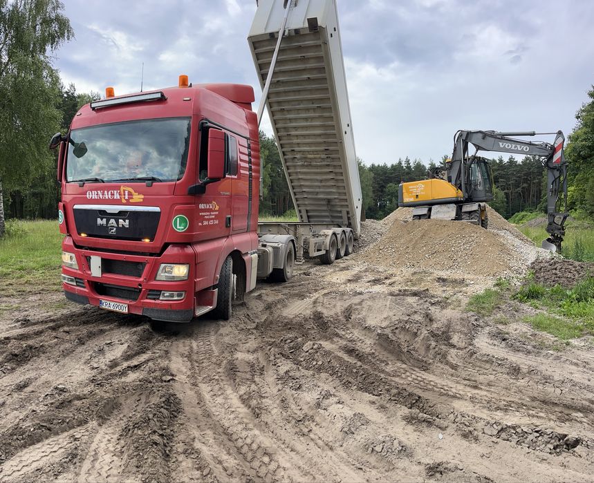 Roboty ziemne /wykopy /wyburzenia /stabilizacja gruntu /transport