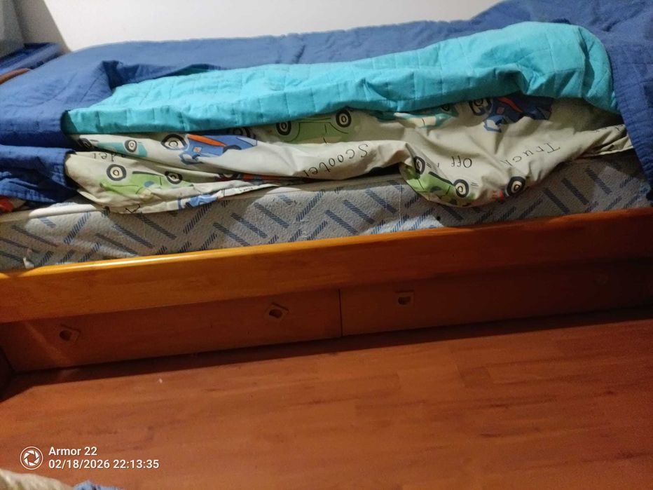 Cama Pinho Maciço (Solteiro)