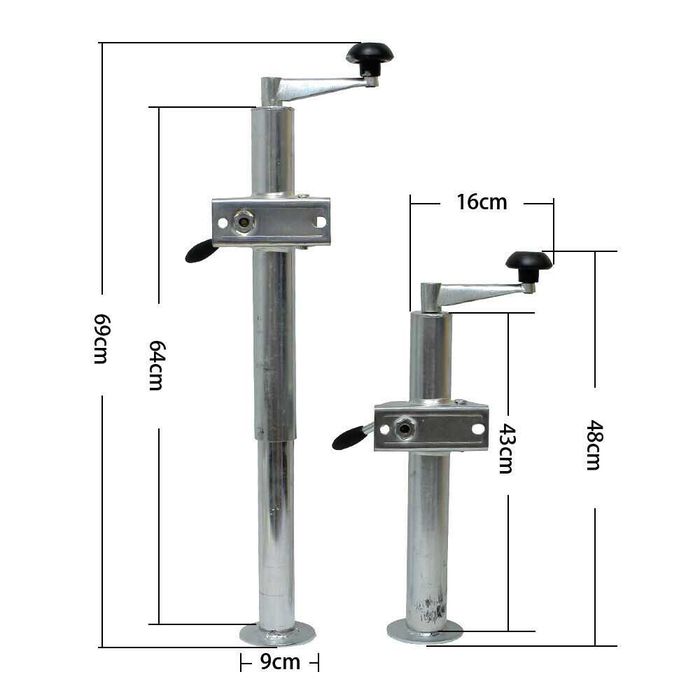 2 Suportes de estacionamento para reboque 75Eur. /39Eur