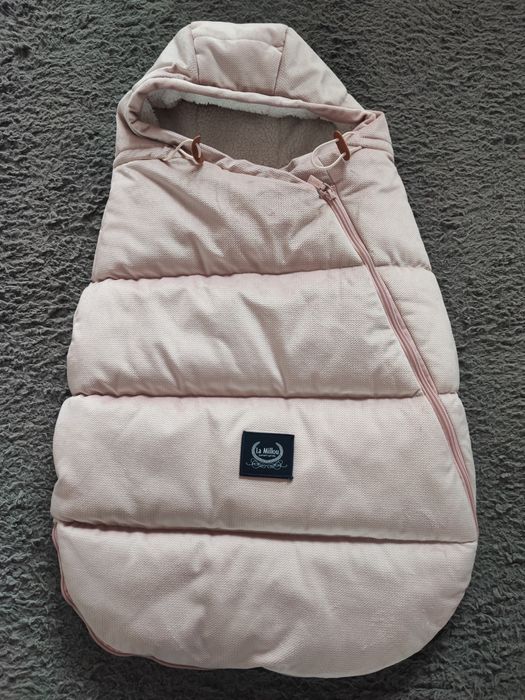 Zimowy śpiworek do wózka Baby Multi Smoke Rose, La Millou