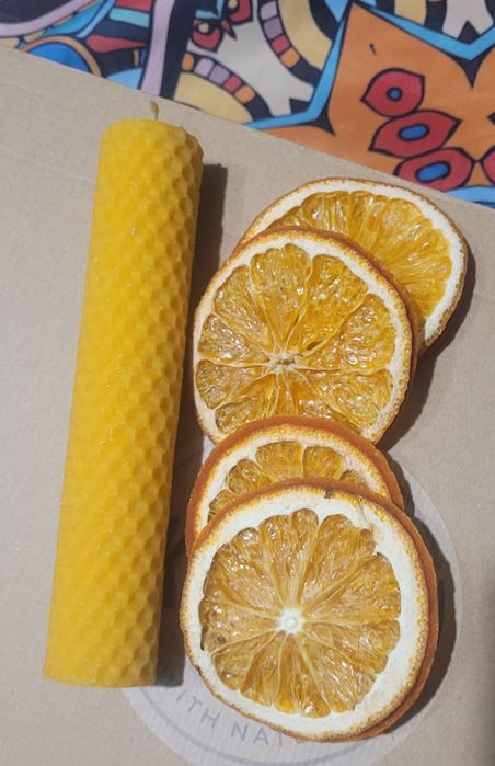 Suszone pomarańcze plastry