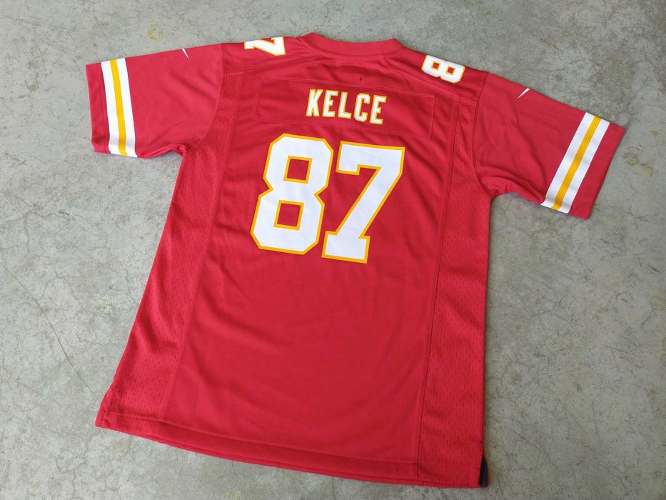 Джерсі Nike Travis Kelce Red Kansas City Chiefs Super Bowl LIX NFL