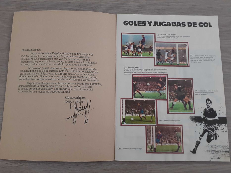 Johan Cruyff Cropan Caderneta Completa 120 Cromos + Poster