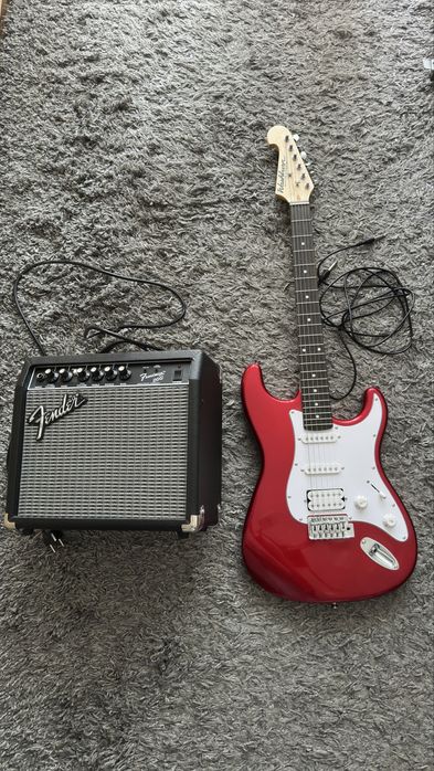 Gitara elektryczna ze wzmacniaczem