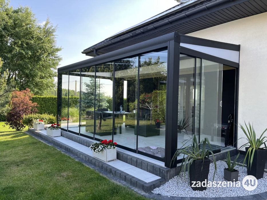 Zadaszenie tarasu Ogród zimowy Pergola Szklane ściany PL
