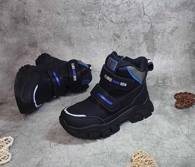 Дитячі зимові черевики Clibee для хлопчика 32 33 34 35 36 37 38 чоботи