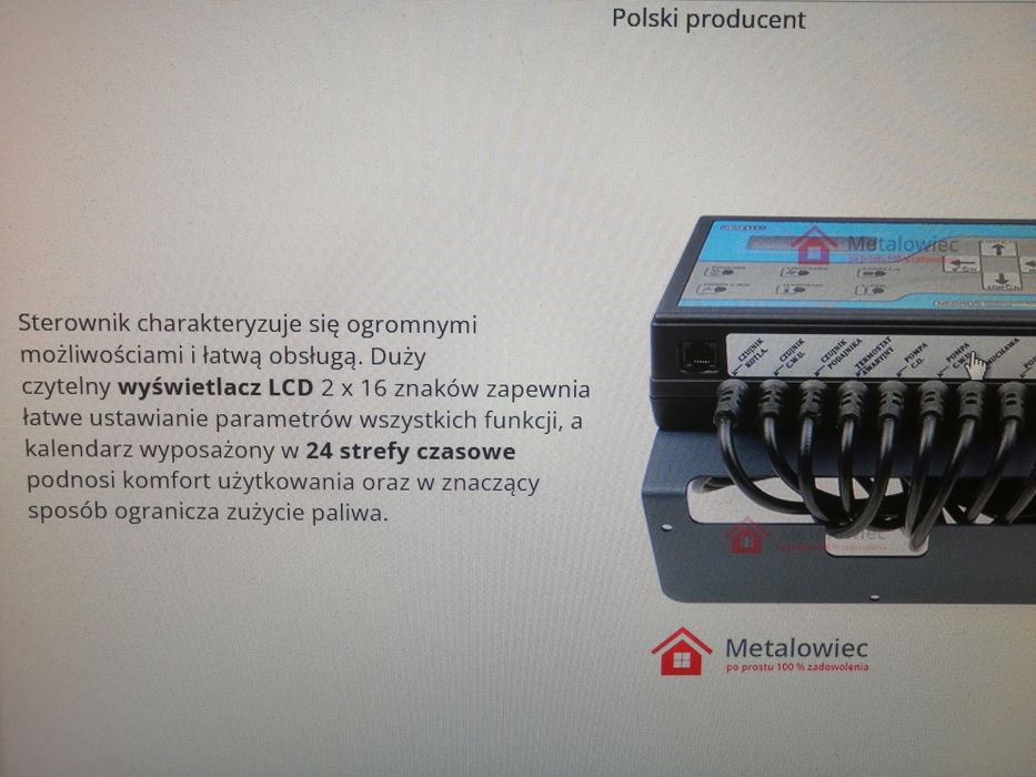 Sterownik do pieca komster negros