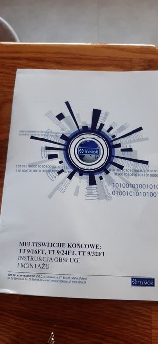 MULTISWITCH końcowy Telmor 5/8FT plus zasilacz NOWY