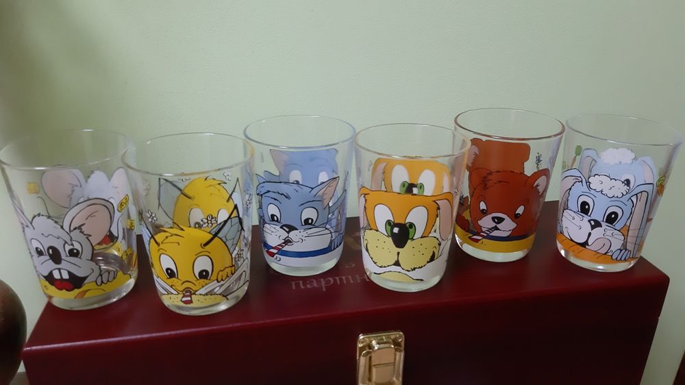 Стаканчики з персонажами мульт. "Том і Джері" 6шт