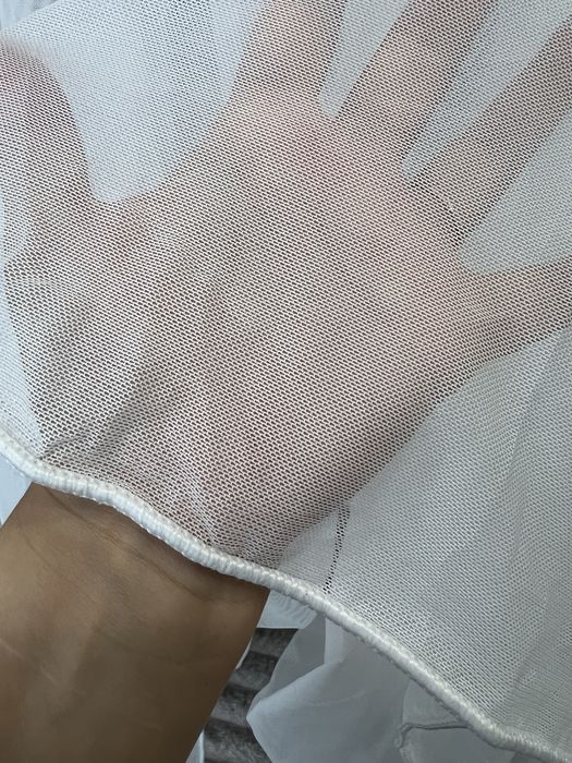 Тюль грек сітка біла