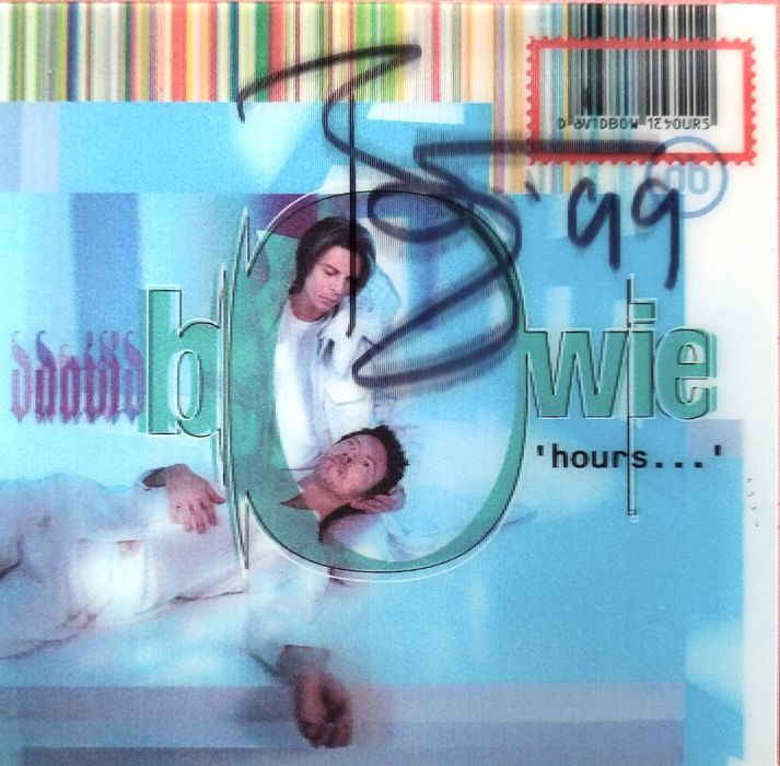 David Bowie Hours Autógrafo