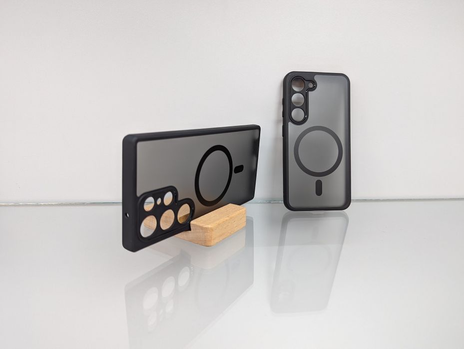 Samsung S23 Ultra ротивоударный чехол BQ MagSafe Matte все модели