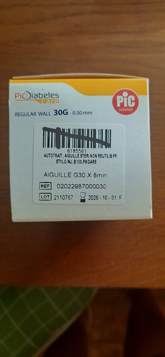 Igły do penów 8 mm 30G