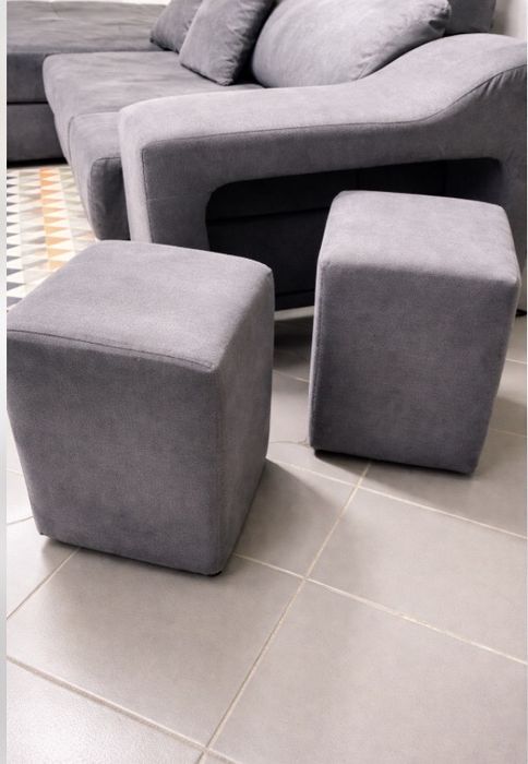 Sofá Chaise Longue cinza Conforama Lúcia