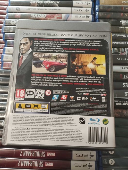Mafia II [PS3] Platinum, 3x Story Packs, PL