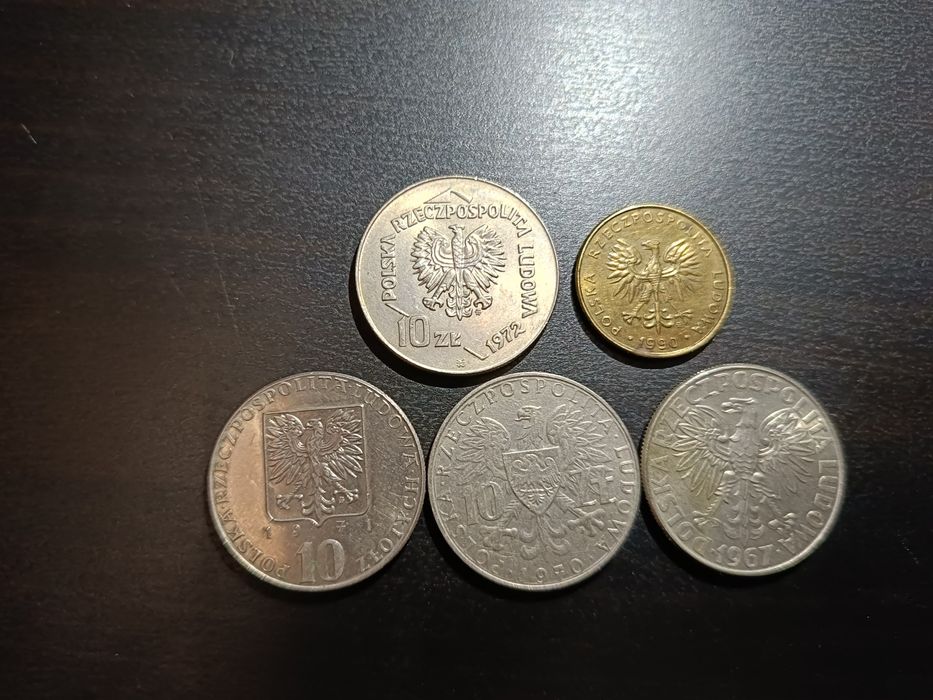 Stare monety PRL w zestawach