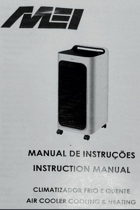 Climatizador quente e frio com comando