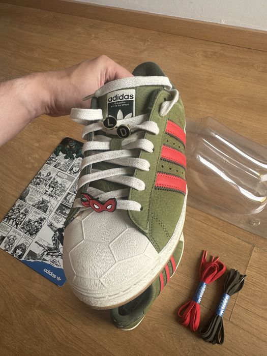 sapatilhas ténis  Adidas Superstar Shelltoe x Teenage Mutant Ninja Turtles – Edição de Colecionador