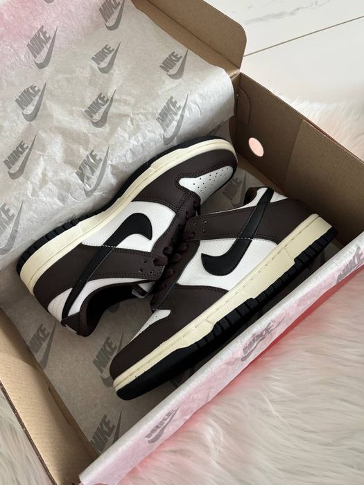 36-45 Nike SB Dunk Low Next Nature Dark Brown Whit