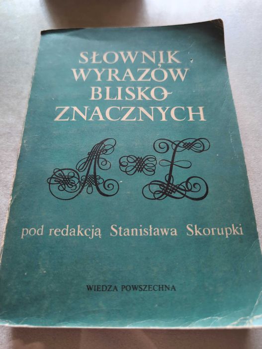 Słownik wyrazów bliskoznacznych z 1986