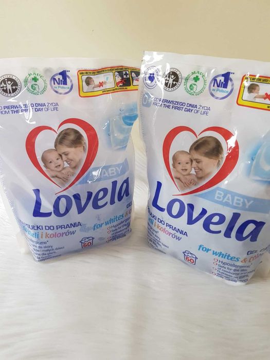 Lovela baby kapsułkido prania ubranek dziecięcych białych i kolorowych