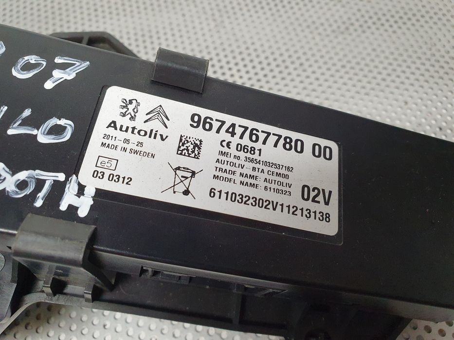 Módulo bluetooth PEUGEOT 207 (WA_, WC_)