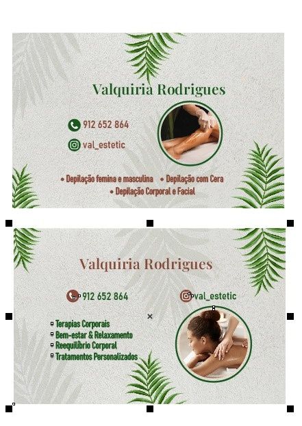 Depilação e massagem