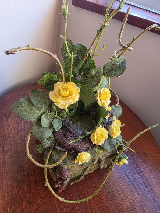 Arranjo floral pra vela