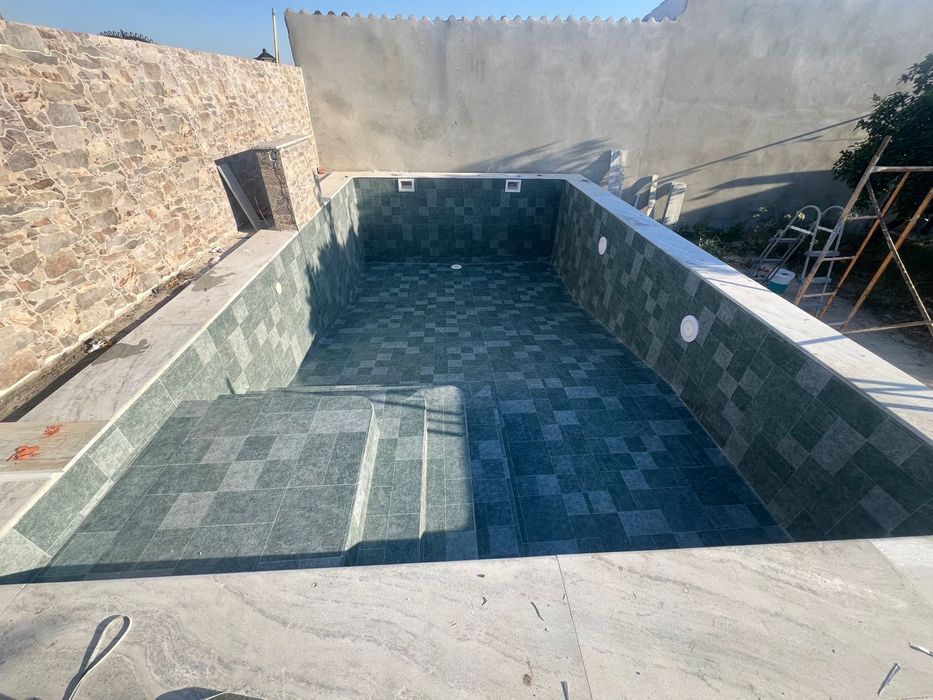 Construção de piscina