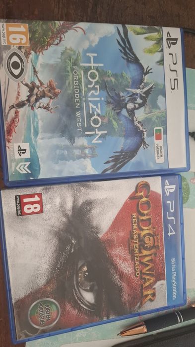 Jogos  Horizon  e GodofWar