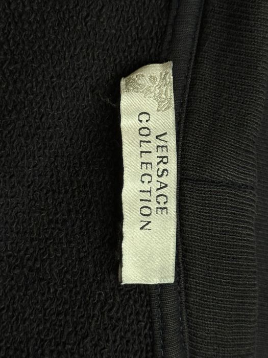 Bluza Gianni Versace S Versace collection czarna logowana jak nowa