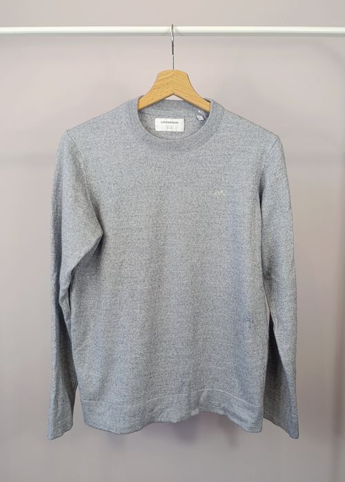 Męski sweter Lindbergh wool wełna 100% r.S ciepły lekki