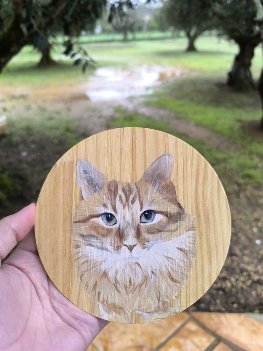 Quadros de pets feitos á mão
