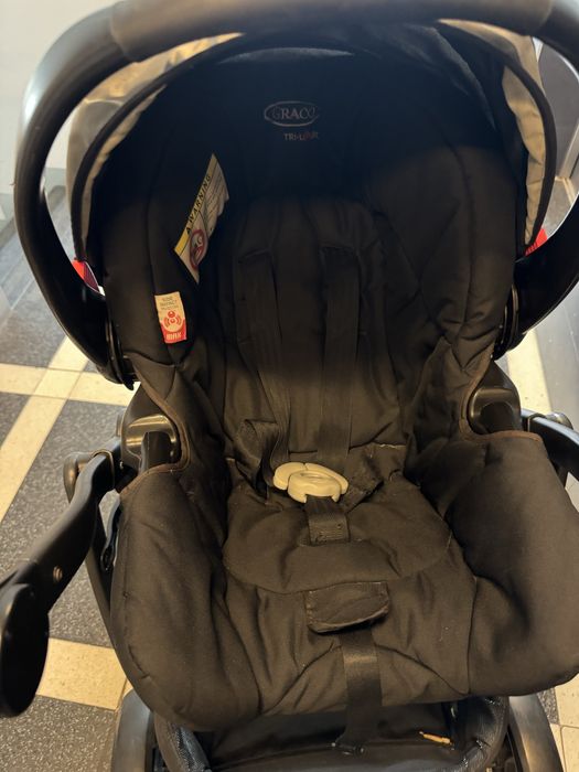 GRACO Evo XT stelaż, fotelik, adapter