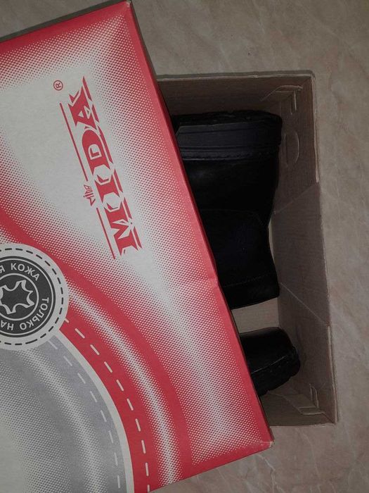 Шкіряні чоловічі зимові чоботи 43 розмір