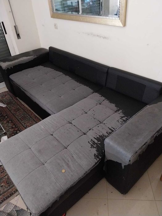 Sofá desdobrável em cama