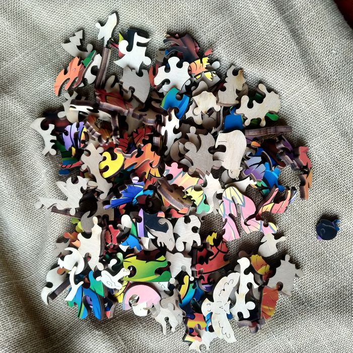 Дерев'яний пазл Таємнича сова в коробці