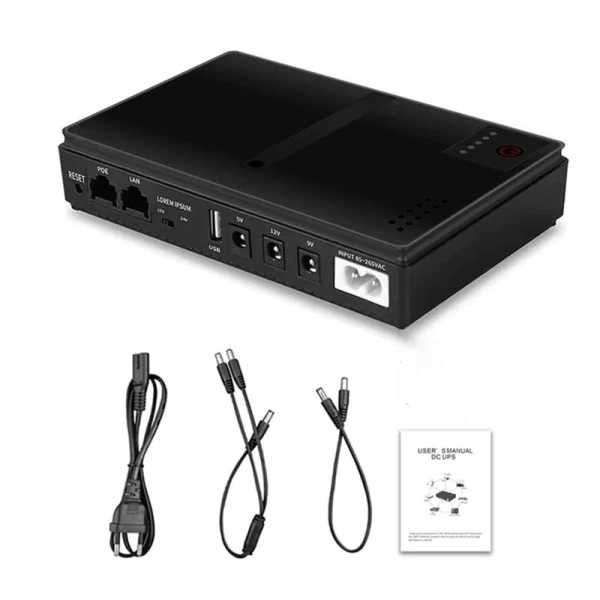 mini UPS DC1018L - ИБП ДЖБ  для роутера 13200 mAh