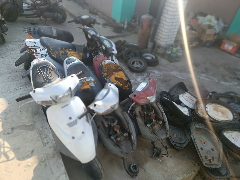 Запчасть глушитель Honda dio 110 addres v 125S  v110 v100 Axis 100 lea
