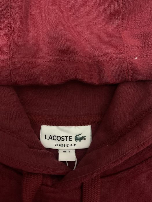 Sweatshirt lacoste vermelha