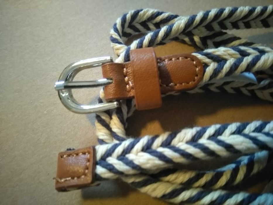 Pasek damski pleciony rozmiar 38